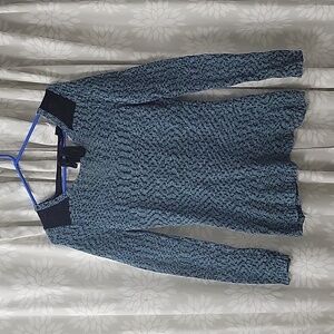 Black and teal maurices sweater M